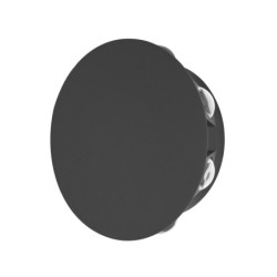 Sieninis lauko šviestuvas Macba LED 8W 3000K Juoda Smėlio Šlifuota (OWL-6031-8-3K)