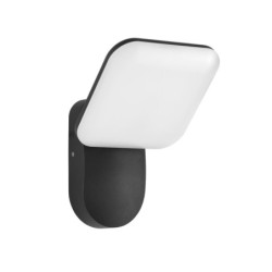 Sieninis lauko šviestuvas Nammi LED 12W 3000K Juoda Smėlio Šlifuota (OWL-6206-3K)