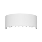 Sieninis lauko šviestuvas Ortelo LED 8W 3000K Smėlio Balta (OWL-6650-4-WH-3K)