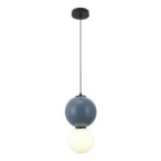 Pakabinamas šviestuvas Pieve LED 6W 3000K Mėlyna Balta Matinė (PND-95221-1M-BLU)