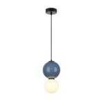 Pakabinamas šviestuvas Pieve LED 5W 3000K Mėlyna Balta Matinė (PND-95221-1S-BLU)
