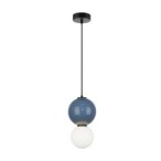 Pakabinamas šviestuvas Pieve LED 5W 3000K Mėlyna Balta Matinė (PND-95221-1S-BLU)