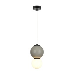 Pakabinamas šviestuvas Pieve LED 5W 3000K Pilka Balta Matinė (PND-95221-1S-GR)