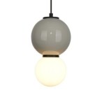 Pakabinamas šviestuvas Pieve LED 5W 3000K Pilka Balta Matinė (PND-95221-1S-GR)