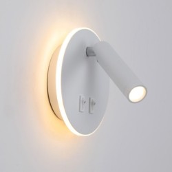 Sieninis šviestuvas Furla LED 8W 3000K Balta (WL-53742-1-WH)