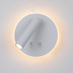 Sieninis šviestuvas Furla LED 8W 3000K Balta (WL-53742-1-WH)