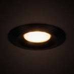 Įmontuojamas lempučių laikiklis GU10 LIGLO DSO B IP20 Aliuminio lydinys Juoda