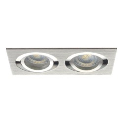 Įmontuojamas šviestuvas SEIDY CT-DTL250-AL 2x30° IP20 Aliuminio lydinys Šlifuota, aliuminio