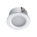 Įmontuojamas šviestuvas IMBER LED CW 1W 12V DC 6500K 40lm IP65 Aliuminio lydinys Plastikas