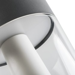 Pastatomas lauko šviestuvas INVO TR 47-O-GR GU10 3x3,5W 230V Plastikas Grafito
