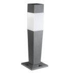 Pastatomas lauko šviestuvas INVO OP 77-L-GR E27 230V Plastikas Grafito