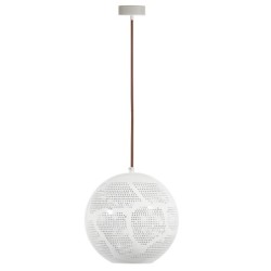 BENE Pakabinamas šviestuvas 25 Sphere 1xE27 Ažūro Balta