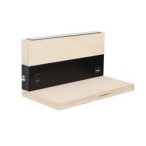 ANET Sieninis šviestuvas Medžo+Juoda su lentynėle 2X4W LED 4000K