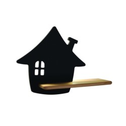 HOUSE Sieninis šviestuvas 4W LED 4000K KP IQ KIDS Juoda