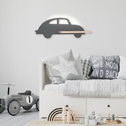 CAR Sieninis šviestuvas 5W LED 4000K WP IQ KIDS Pilka