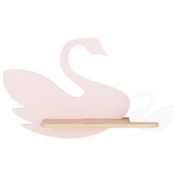 SWAN Sieninis šviestuvas 5W LED IQ KIDS pink+Balta