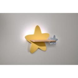 STAR Sieninis šviestuvas 5W LED IQ KIDS Aukso+Pilkas