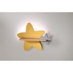 STAR Sieninis šviestuvas 5W LED IQ KIDS Aukso+Pilkas