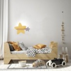 STAR Sieninis šviestuvas 5W LED IQ KIDS Aukso+Pilkas