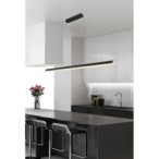 KALAMOS Pakabinamas šviestuvas 123X12 LED Juoda 4000K