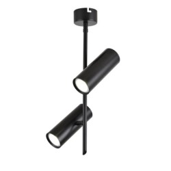 TUBE Pakabinamas šviestuvas 2X5W LED Juoda 4000K