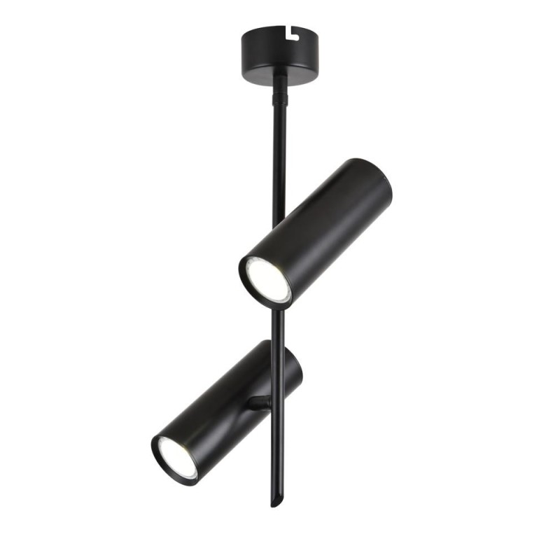 TUBE Pakabinamas šviestuvas 2X5W LED Juoda 4000K