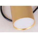 TUBE Pakabinamas šviestuvas 1xGU10 5.8/30 Juoda + Aukso