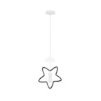 STAR C Pakabinamas šviestuvas 1xE27 IQ KIDS Juoda +Balta