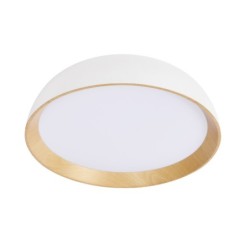CALABRIA Lubinis šviestuvas Balta + Medžo 24W LED 40X32CM