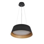 UMBRIA Pakabinamas šviestuvas Juoda + Medžo 1X24W LED