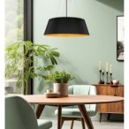 UMBRIA Pakabinamas šviestuvas Juoda + Medžo 1X24W LED