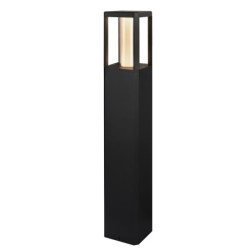 Pastatomas lauko šviestuvas Crocus 12x80cm Juoda 2x6W LED IP65
