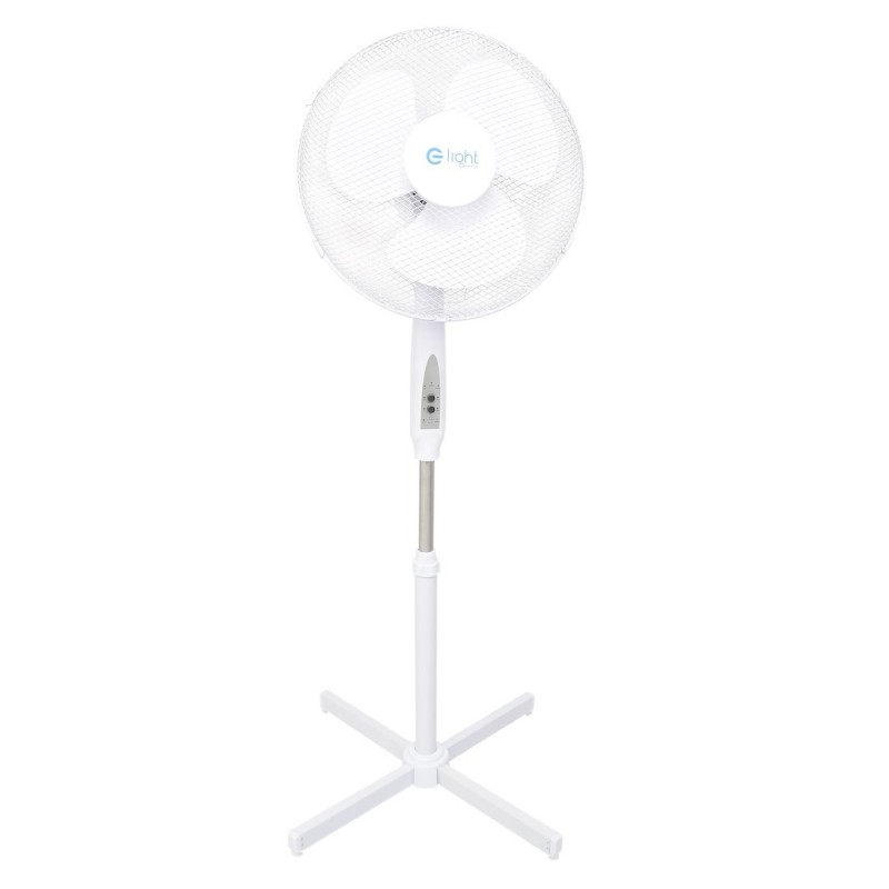 Pastatomas ventiliatorius EKO-LIGHT su pulteliu 16''BALTA