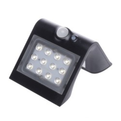 Šviestuvas su saulės elementu Butterfly juodas 1.5W