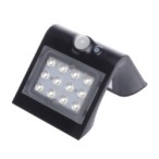 Šviestuvas su saulės elementu Butterfly juodas 1.5W