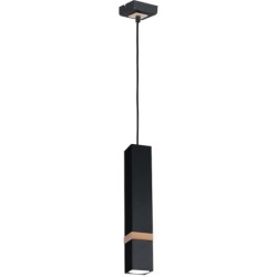 Pakabinamas šviestuvas VIDAR BLACK 1xGU10