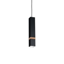 Pakabinamas šviestuvas VIDAR BLACK 1xGU10