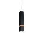 Pakabinamas šviestuvas VIDAR BLACK 1xGU10