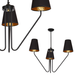 Šviestuvas VICTORIA BLACK 3xE27