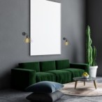 Sieninis šviestuvas LUPO BLACK/GOLD 1xE27
