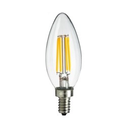 10x LED lemputė Filamentinė LED 5W C35 E14 2700K
