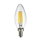 10x LED lemputė Filamentinė LED 5W C35 E14 2700K