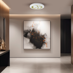 Lubinis šviestuvas BUBBLES Auksas 30W  Ø390 mm