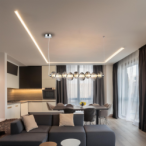 Pakabinamas šviestuvas BOLLA SMOKED 32W LED 3000K