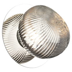 Sieninis šviestuvas / Lubinis šviestuvas BOLLA SMOKED 3W LED 3000K