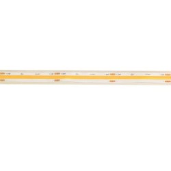 COB vientisa Šilta balta 3000K 8W/m 24V hermetiška LED juosta 320LED/m IP65 CRI90