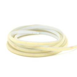 5m COB vientisa Neutrali balta 4000K 11W/m 24V hermetiška LED juosta 480LED/m IP67 CRI90
