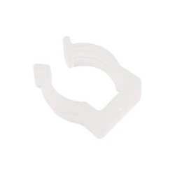 Laikiklis NEON FLEX 360° apvalios LED juostos plastikinis CLIP (skaidrus)