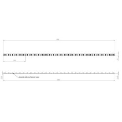 SMD Spalvota RGB 14.4W/m 24V nehermetiška LED juosta 60LED/m IP20 120°