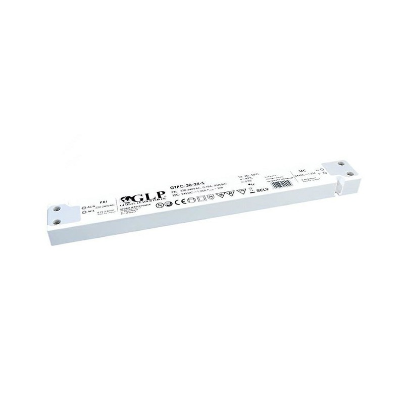 30W 24V Ultra plonas LED maitinimo šaltinis GLP 1.25A